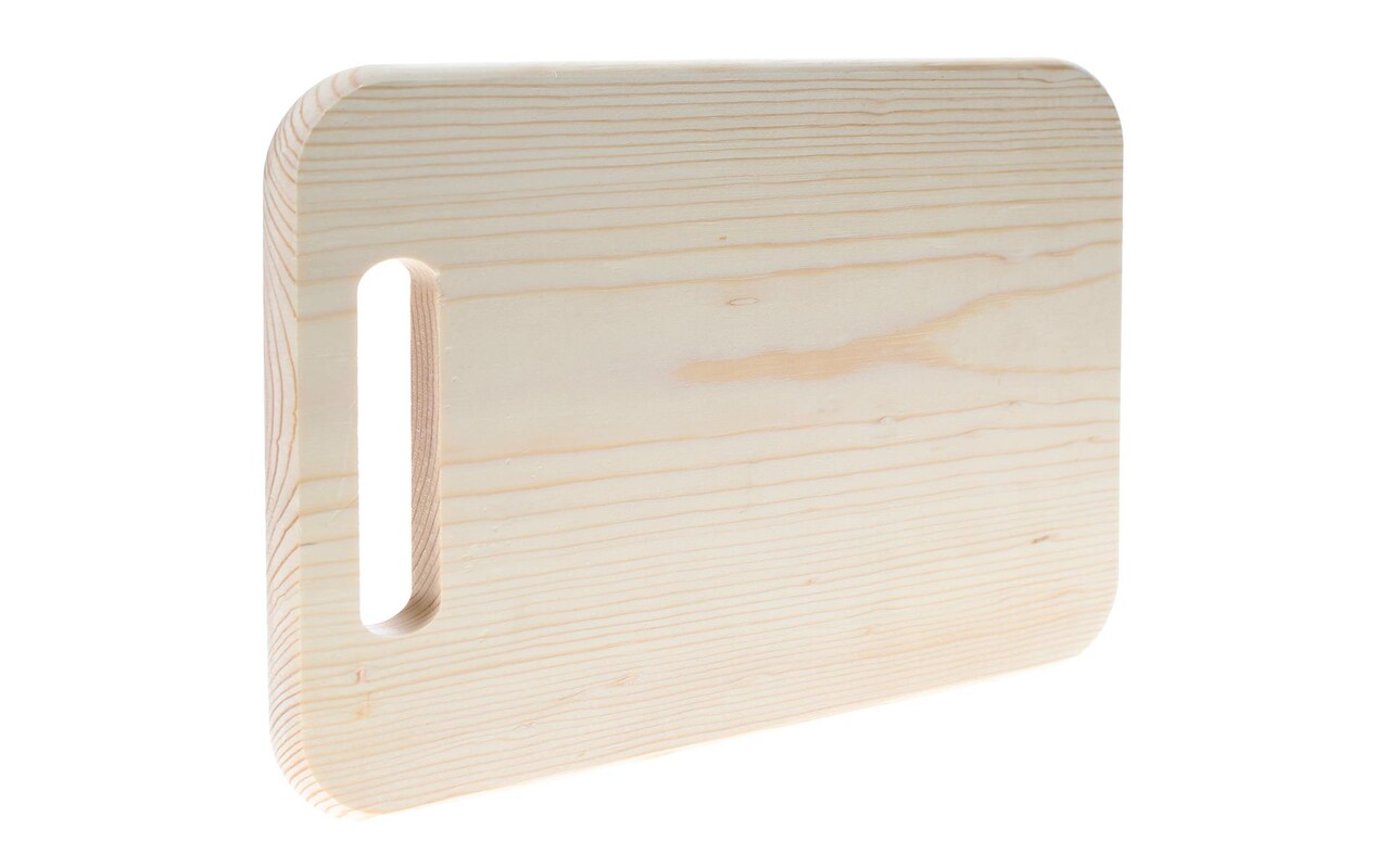 Good Wood by Leisure Arts - Basic Board Pine 13"x9"x.75" Wood Panel, Wood Board, Wood Craft, Wood Blanks, Thin Wood Boards for Crafts, Wooden Board